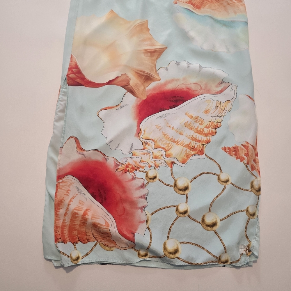 Muma World Murex Mist Vega Silk Dress Size L - Picture 3 of 16